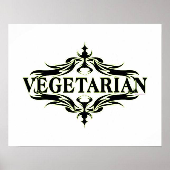 Pôster Vegetariana (Frente)
