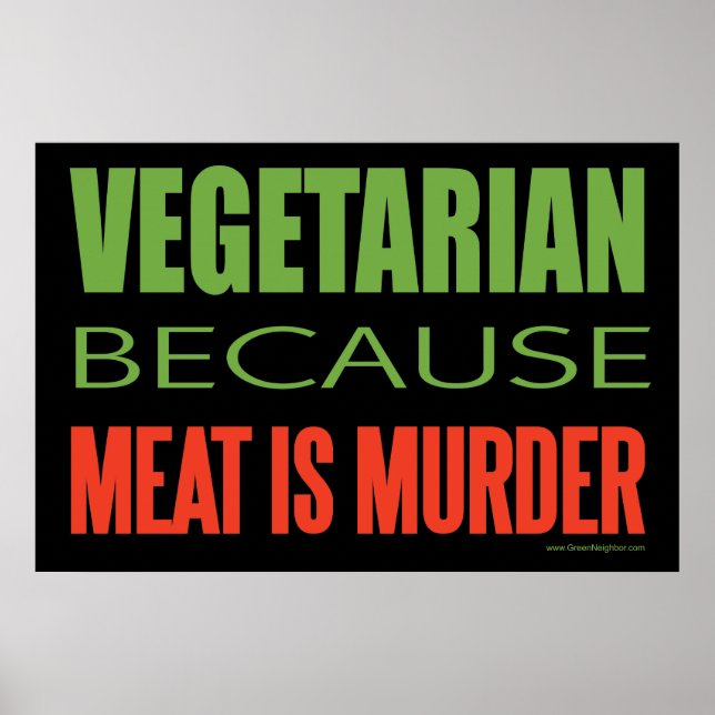 Pôster Vegetariana (Frente)