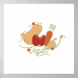 Poster vegetariano
