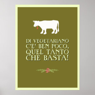 Poster Vegetariano Suficiente