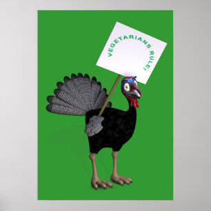 Poster Vegetarians Rule!