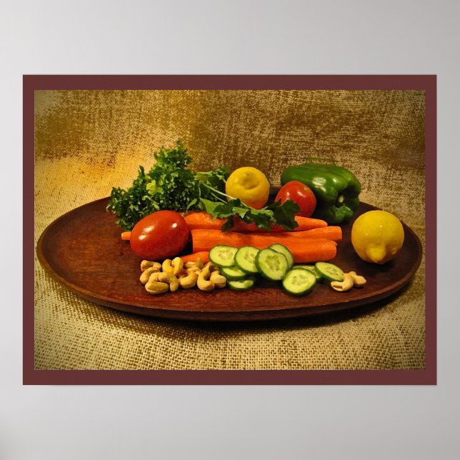 Poster Veggie Salad Plate (Frente)