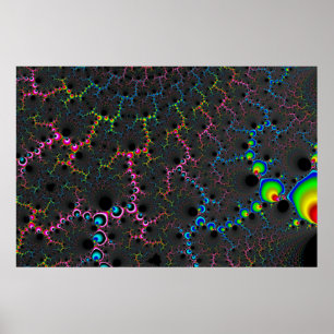 Poster Veias - arte do Fractal