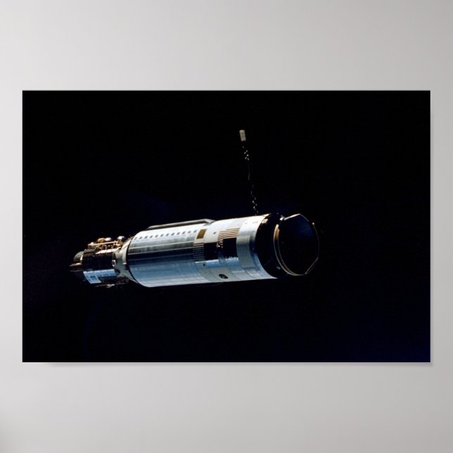 Poster Veículo de Acoplamento Alvo Agena para Gemini 8 (Frente)