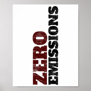 Poster Veículo Elétrico Zero Emissões Ev Car Driver, soci