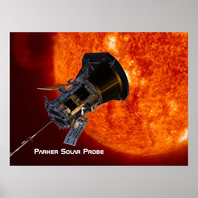 Poster Veículo Espacial Parker Solar Probe (Frente)