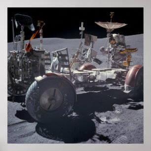 Poster Veículo recorrido lunar de Apollo 16