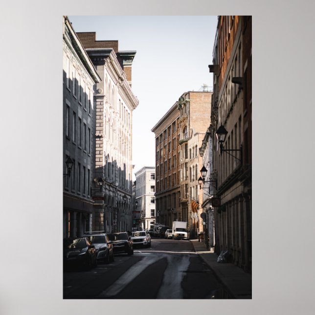 POSTER VEÍCULOS ESTACIONADOS AO LADO DA ESTRADA ENTRE AS  (Frente)