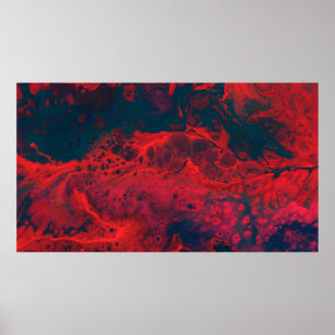 Poster VEIO SANGUÍNEO abstrato