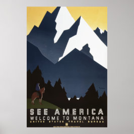 Poster Veja a América: Montana