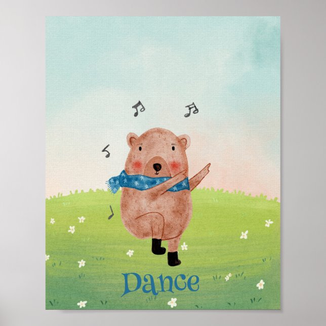 Poster Veja a música, ouça a dança (Frente)