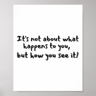 Poster Veja Além Do Vinheta Óbvio