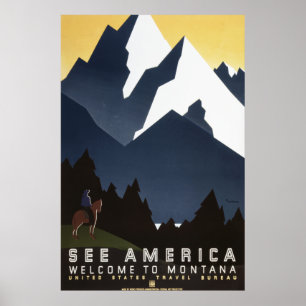 Poster Veja América: Montana