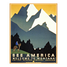 Veja America Montana Mounains Viagem WPA
