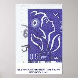 PÔSTER VEJA COM O CORAÇÃO