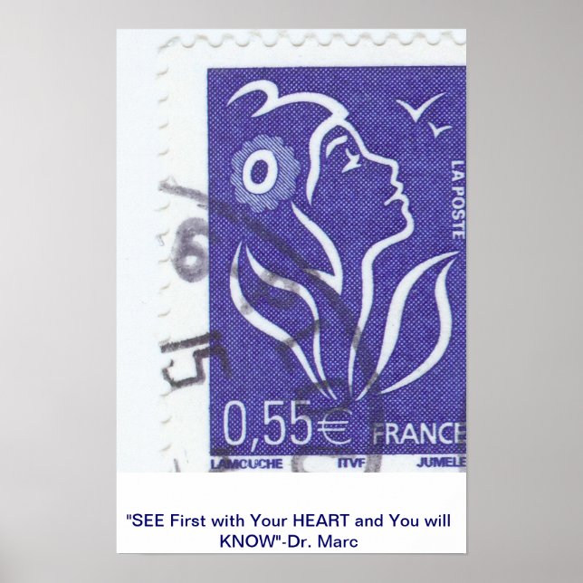 PÔSTER VEJA COM O CORAÇÃO (Frente)