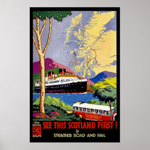 Pôster Veja este Scotland primeiro