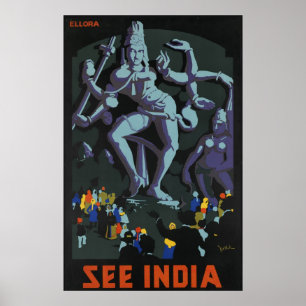 Poster Veja India Ellora