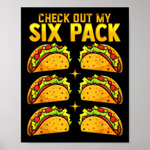 Poster Veja Meu Ajustado Cinco De Mayo Engraçado De Taco