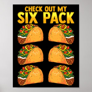 Poster Veja Meu Ajustado Cinco De Mayo Engraçado De Taco