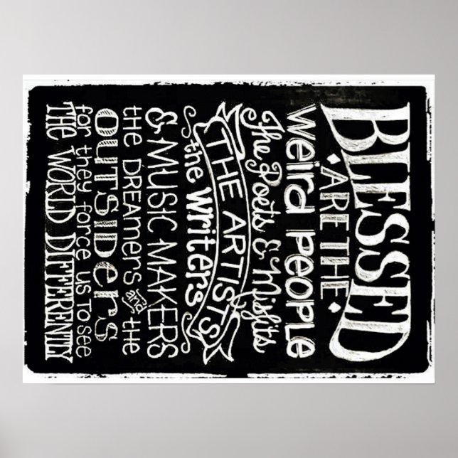 Poster Veja o mundo de forma diferente (Frente)