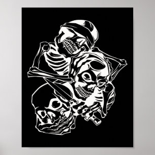 Poster Veja Sem Mau de Ouvir Sem Mau Falar Sem Mau 3 Sábi