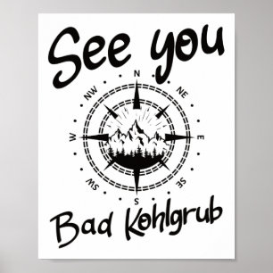 Poster Veja Você Caminhando Ruim Kohlgrub Alemanha Vacina