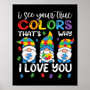 Poster Vejo Suas Cores Verdadeiras Gnomos Conscientização