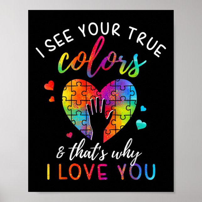 Poster Vejo Suas Verdadeiras Cores (Frente)