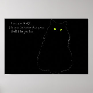 Poster Vejo-te à noite Deixo-te viver