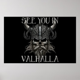 Poster Vejo você em Valhalla