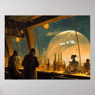 Poster Vejo Você No Bar Espacial #13