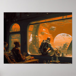 Poster Vejo Você No Bar Espacial #4