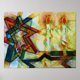 Pôster Velas de Shabbat