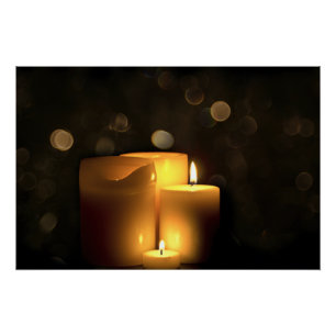 Pôster Velas Votivas Decorativas