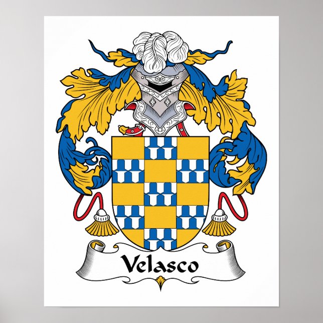 Pôster Velasco Family Crest (Frente)
