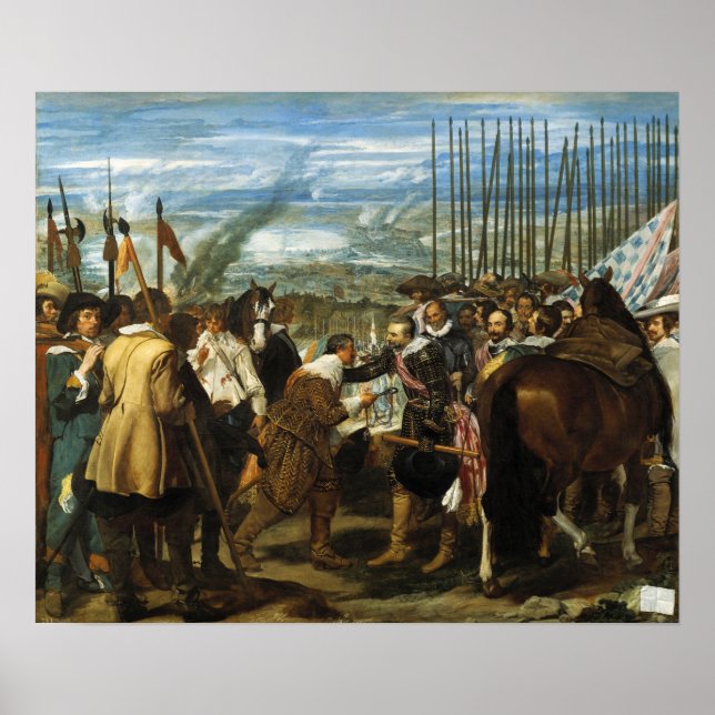 Poster Velázquez - A Rendição De Breda 1635 (Frente)