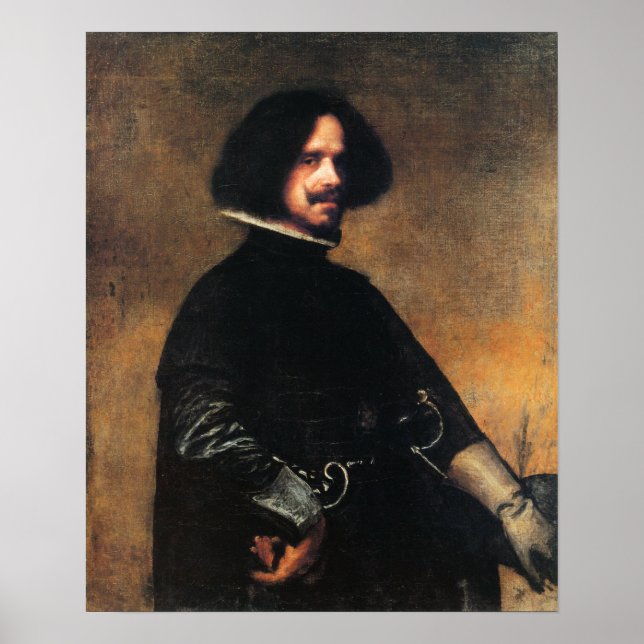 Poster Velázquez - Autorretrato 1645 (Frente)