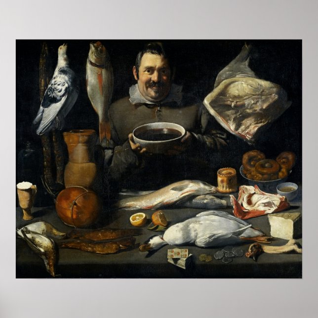 Poster Velázquez - Comerciante 1625 (Frente)