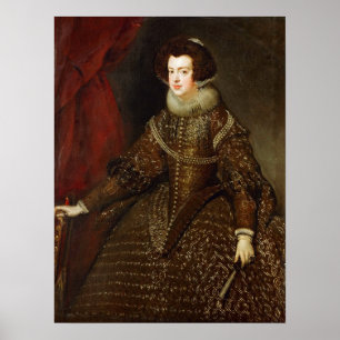 Poster Velázquez - Isabel De Bourbon Spain Portugal Queen