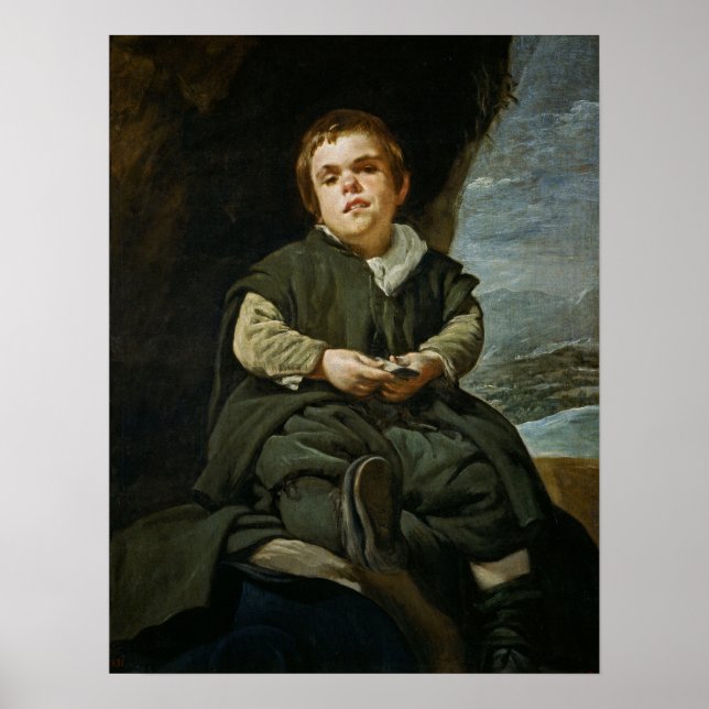 Poster Velázquez - O Jester Francisco Lezano (Frente)