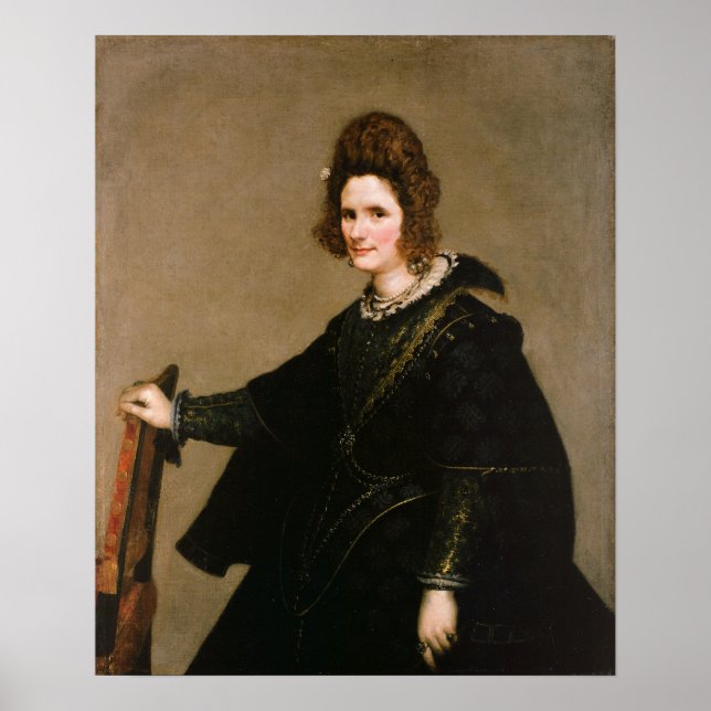 Poster Velázquez - Retrato De Uma Senhora (Frente)