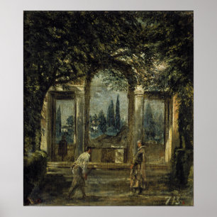 Poster Velázquez - Villa Medici In Rome Ariadne Pavilion