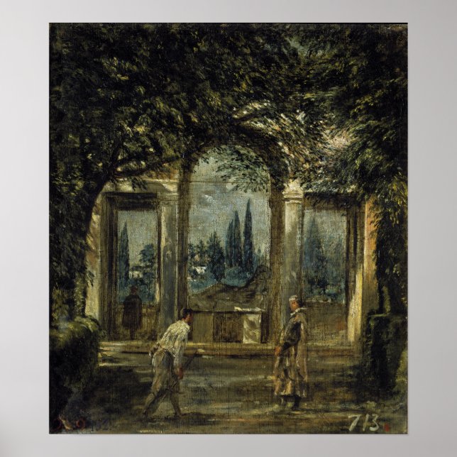 Poster Velázquez - Villa Medici In Rome Ariadne Pavilion (Frente)