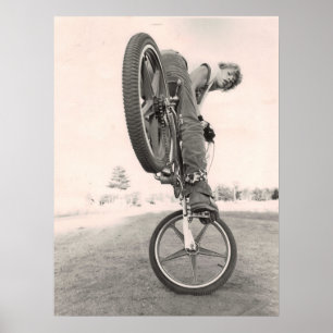 Pôster Velha escola BMX do vintage