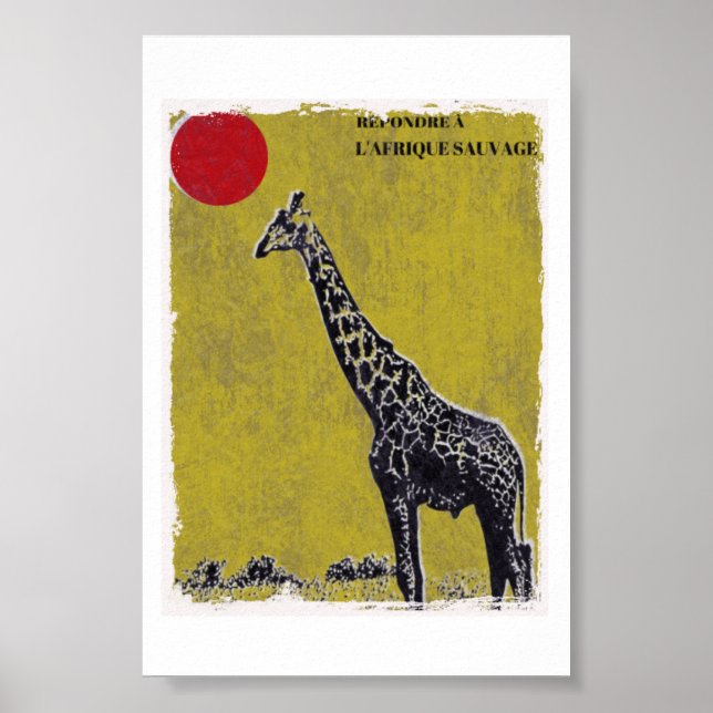 Poster Velha Girafa (Frente)