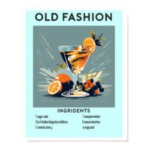 Velha Moda Bar Coquetel Wall Art