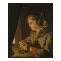 "Velha Mulher Rezando"