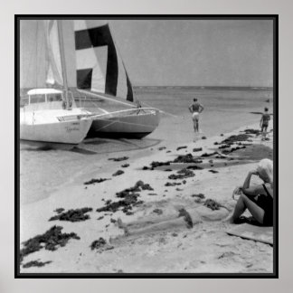 Poster Velha praia do Havaí