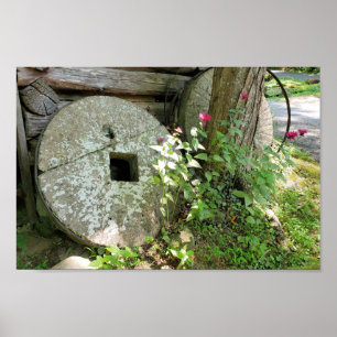 Poster Velha Roda em Ely's Mill, Roaring Fork, Gatlinburg